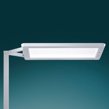 Stojaca LED Yara.single 4000K, BT, PIR, striebro