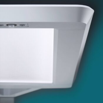 Stojaca LED Yara.single VTL, BT, PIR, striebro