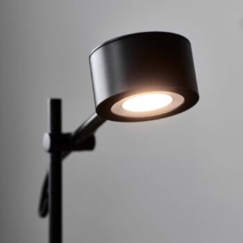 Stojaca LED lampa Clyde, 2-plameňová, stmievač