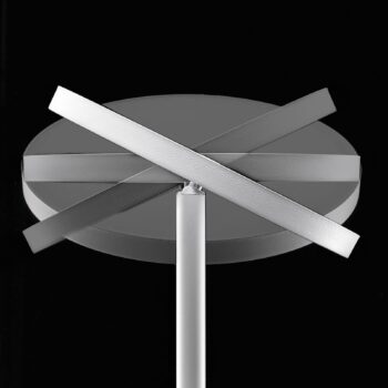 Stojaca LED lampa Joshua v bielej