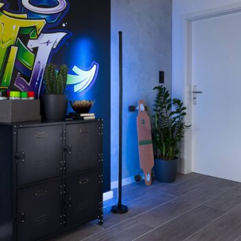 Stojaca LED lampa Motion Light, svetelné efekty