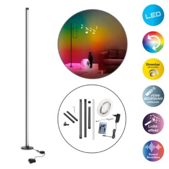 Stojaca LED lampa Motion Light, svetelné efekty