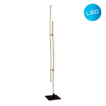 Stojaca LED lampa Onda, dvoj-plameňová