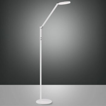 Stojaca LED lampa Regina, 1-plameňová, biela