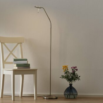 Stojaca LED lampa Zenith stmievač oceľ