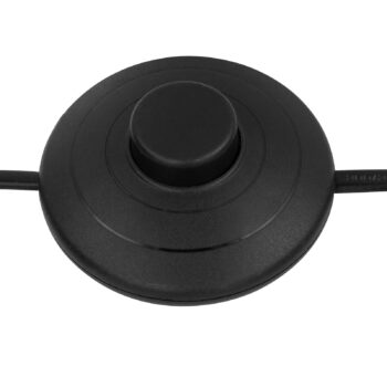 Stojaca lampa Clarke, čierna/zlatá, 5-plameňová