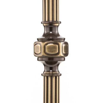 Stojaca lampa Delia, starožitná mosadz