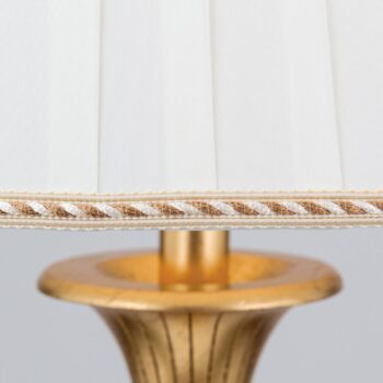 Stojaca lampa Donata s plisovaným tienidlom