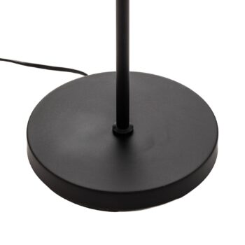 Stojaca lampa Edgar, dvoj-plameňová čierna