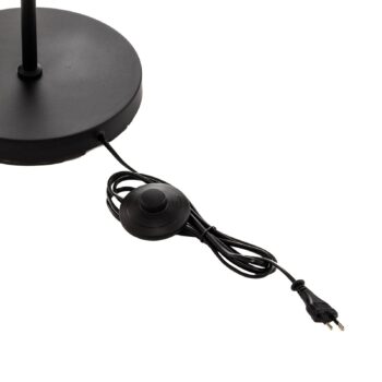 Stojaca lampa Edgar, dvoj-plameňová čierna