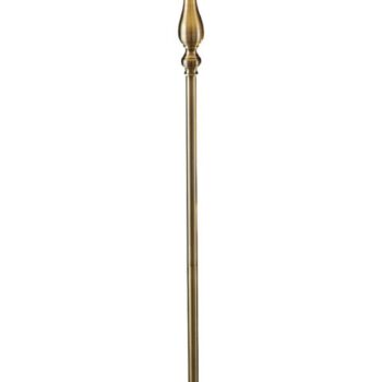 Stojaca lampa Flemish s naskladaným tienidlom
