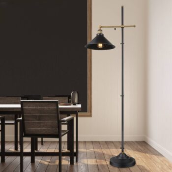 Stojaca lampa Lenius s pohyblivým tienidlom