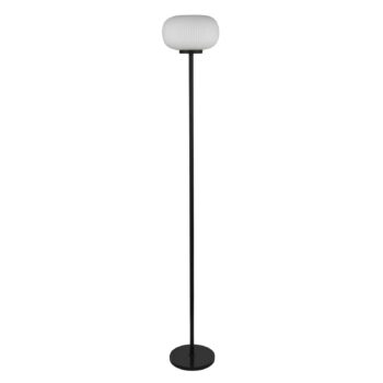 Stojaca lampa Lumina so skleneným tienidlom