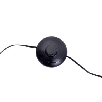 Stojaca lampa Maron, 3-pl., textil, hnedá/zlatá