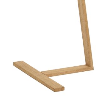 Stojaca lampa Memphis LS textilné tienidlo, biela