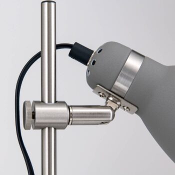 Stojaca lampa School 2 bodové svetlá, sivá