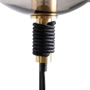 Stojaca lampa Stelo tienidlo tvar sklenenej gule