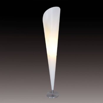 Stojaca lampa Tulipán, biela