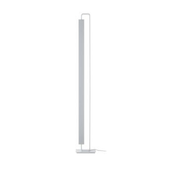 Stojacia LED lampa Box, otočná, eloxovaný hliník