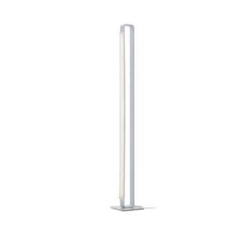 Stojacia LED lampa Box, otočná, eloxovaný hliník