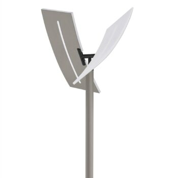 Stojacia LED lampa Evolo CCT, taupe
