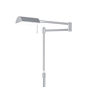 Stojacia LED lampa Graz, nikel matná