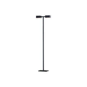Stojacia LED lampa Nosto z ocele, tienidlá sklopné