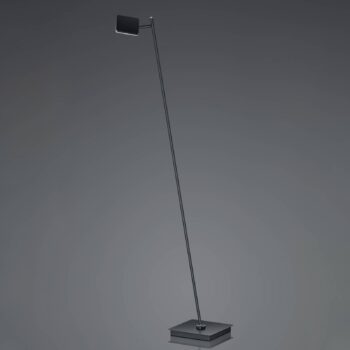 Stojacia LED lampa Tim, CCT, čierna