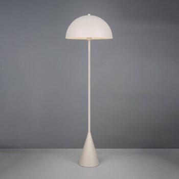 Stojacia lampa Alfie, svetlo sivá matná, kov, E27