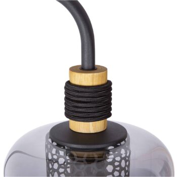 Stojacia lampa Ando so skleneným tienidlom