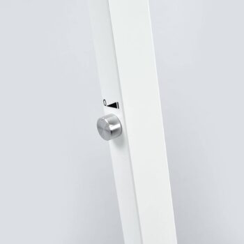 Stojacia lampa Arcchio LED Logan Basic, biela, 6 000 lm, stmievateľná
