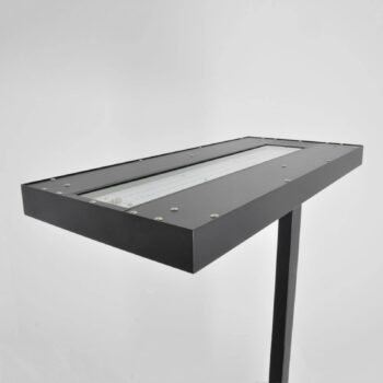 Stojacia lampa Arcchio LED Logan Basic, čierna, 6000 lm, stmievateľná