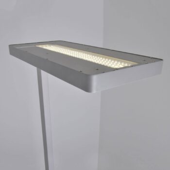 Stojacia lampa Arcchio LED Logan Neo, strieborná, 8 000 lm, stmievateľná
