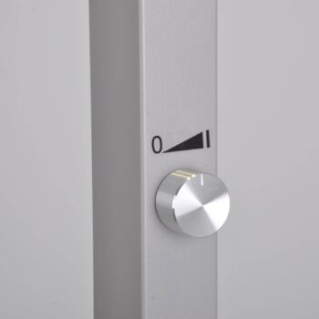 Stojacia lampa Arcchio LED Logan Neo, strieborná, 8 000 lm, stmievateľná