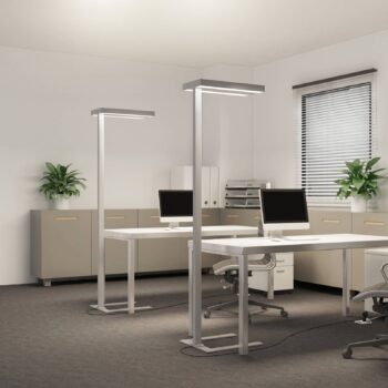 Stojacia lampa Arcchio LED Logan Ultra, 4 000K, senzor, stmievateľná