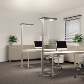 Stojacia lampa Arcchio LED Logan Ultra, CCT, senzor, stmievateľná
