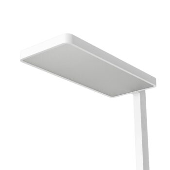 Stojacia lampa Arcchio LED Timon, 195 cm, biela, 54 W, hliník