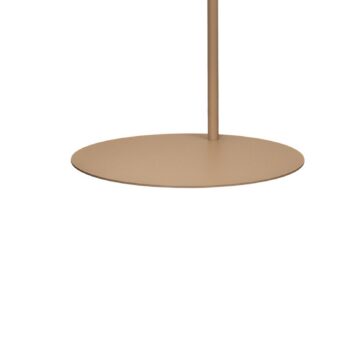 Stojacia lampa Axion, béžová, výška 115 cm, oceľ
