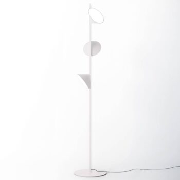 Stojacia lampa Axolight Orchid LED, biela