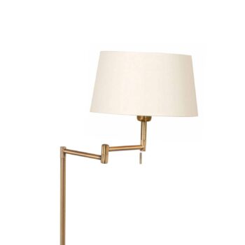 Stojacia lampa Bella, otočná, bronzová
