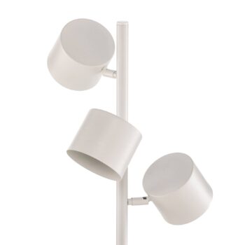 Stojacia lampa Bot, biela, 3-plameňová
