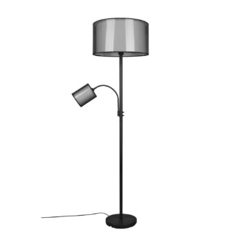 Stojacia lampa Burton s lampičkou na čítanie