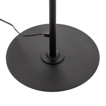 Stojacia lampa Dione, 4-plameňová, čierna