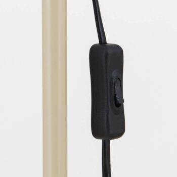 Stojacia lampa Dotty, khaki, výška 145 cm, flexibilné rameno, GU10