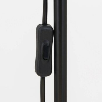 Stojacia lampa Dotty, mosadzná farba, výška 145 cm, ohybné rameno, GU10