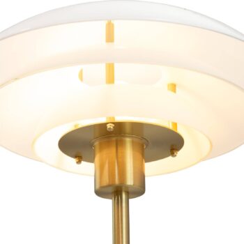 Stojacia lampa Dyberg Larsen DL31, mosadzná farba, výška 133 cm