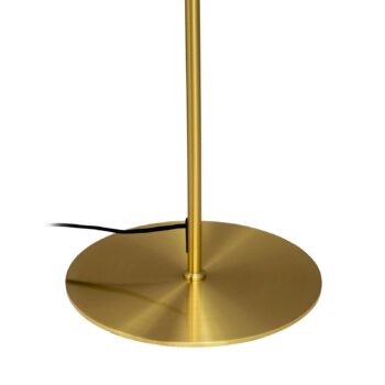 Stojacia lampa Dyberg Larsen DL31, mosadzná farba, výška 133 cm