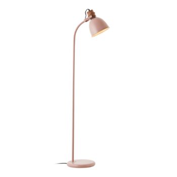 Stojacia lampa Erena, otočná hlava, červená