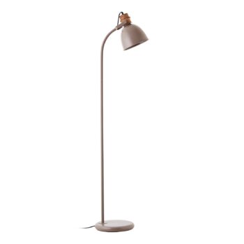 Stojacia lampa Erena, otočná hlava, sivá
