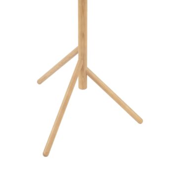 Stojacia lampa Estera, opálové sklo, drevený rám, 132 cm, 3 svetlá